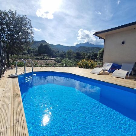 Domaine U Filanciu - Maison Chiara avec piscine - Centre Corse Moltifao Esterno foto