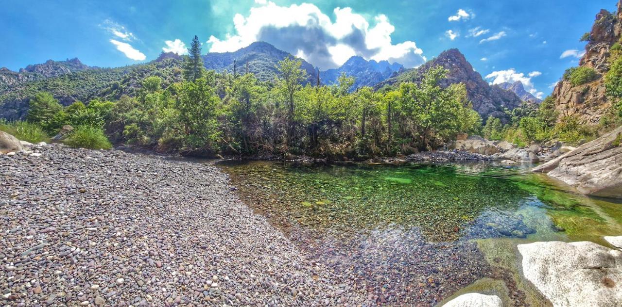 Domaine U Filanciu - Maison Chiara avec piscine - Centre Corse Moltifao Esterno foto